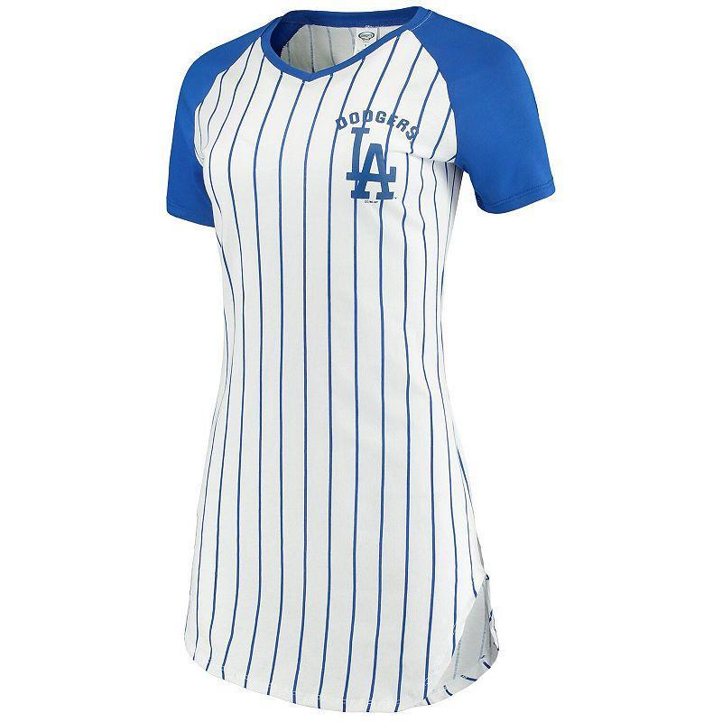 Womens Concepts Sport Los Angeles Dodgers Vigor Pinstripe Nightshirt Product Image