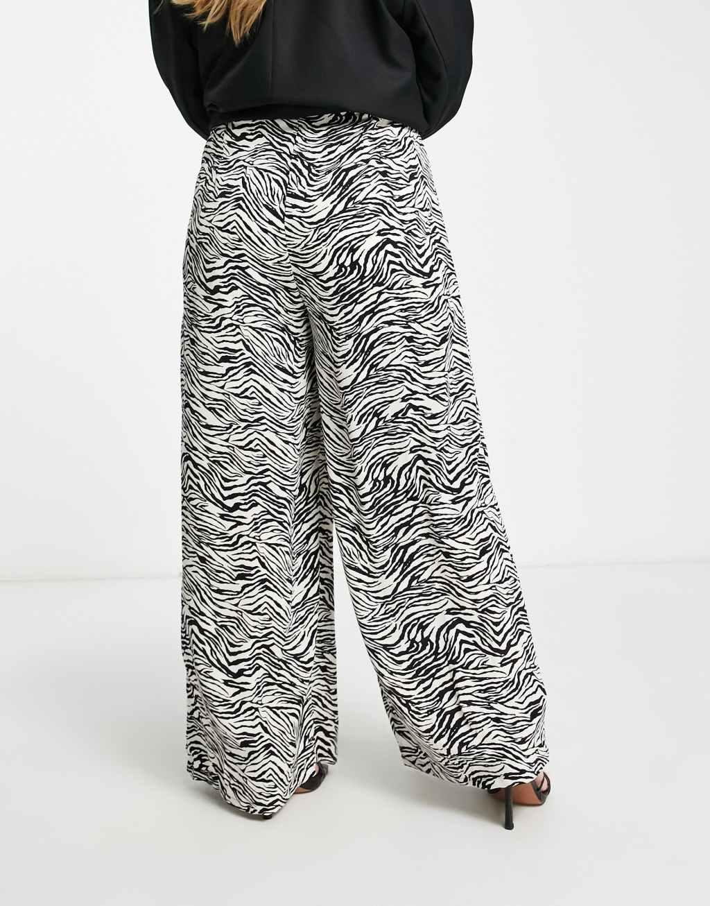 In The Style Plus x Yasmin Devonport exclusive wide leg pants Product Image