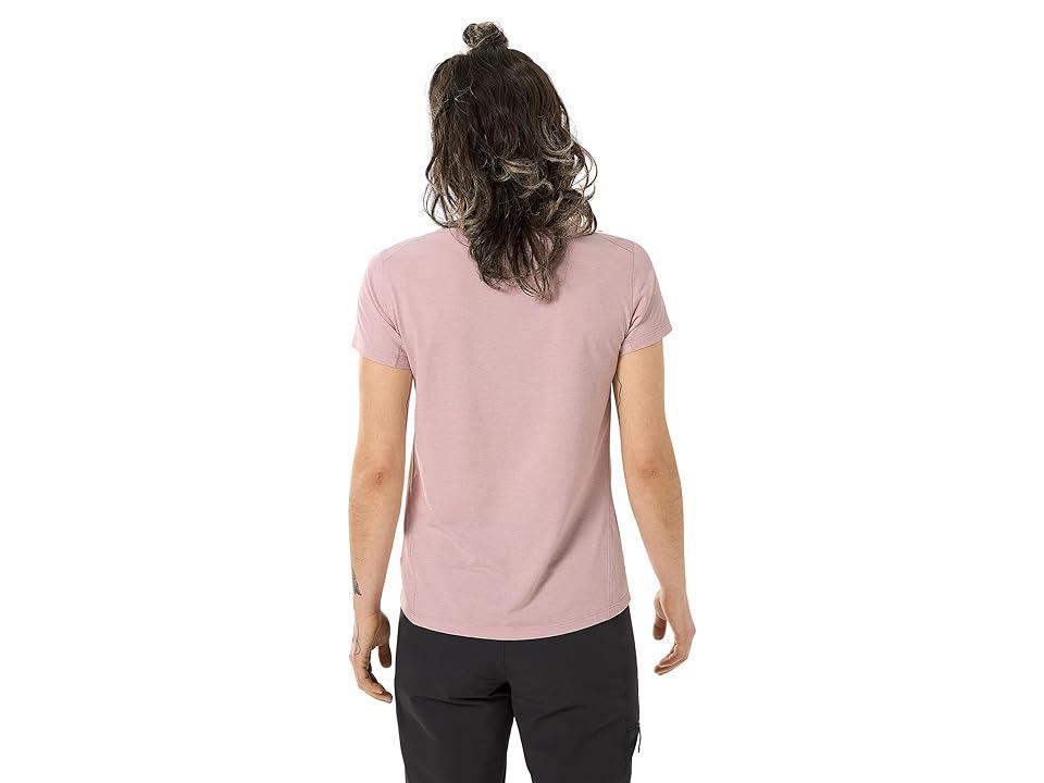 Arc'teryx Taema Crew Short Sleeve (Amaranthus Heather) Women's Clothing Product Image