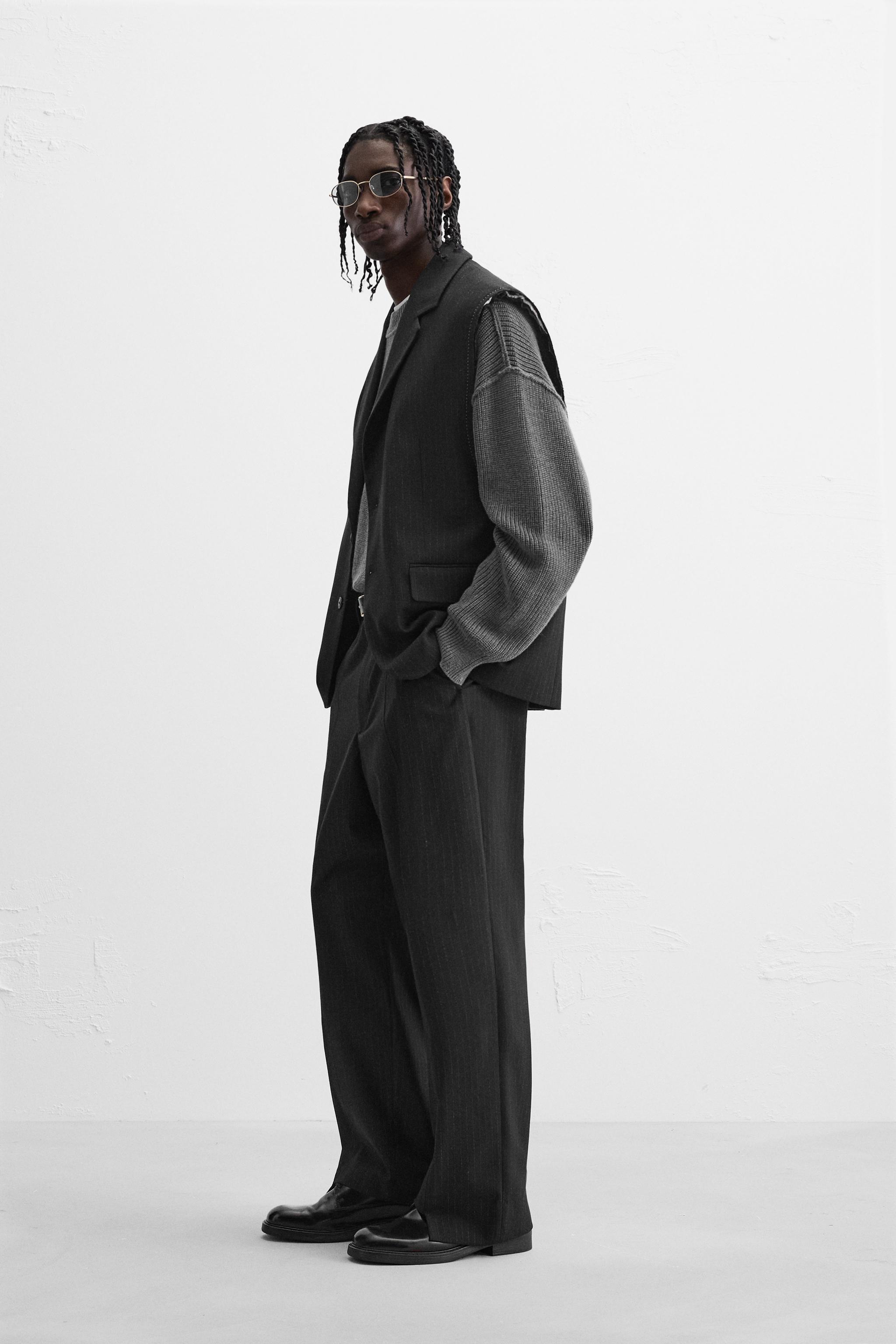 PINSTRIPE PANTS Product Image