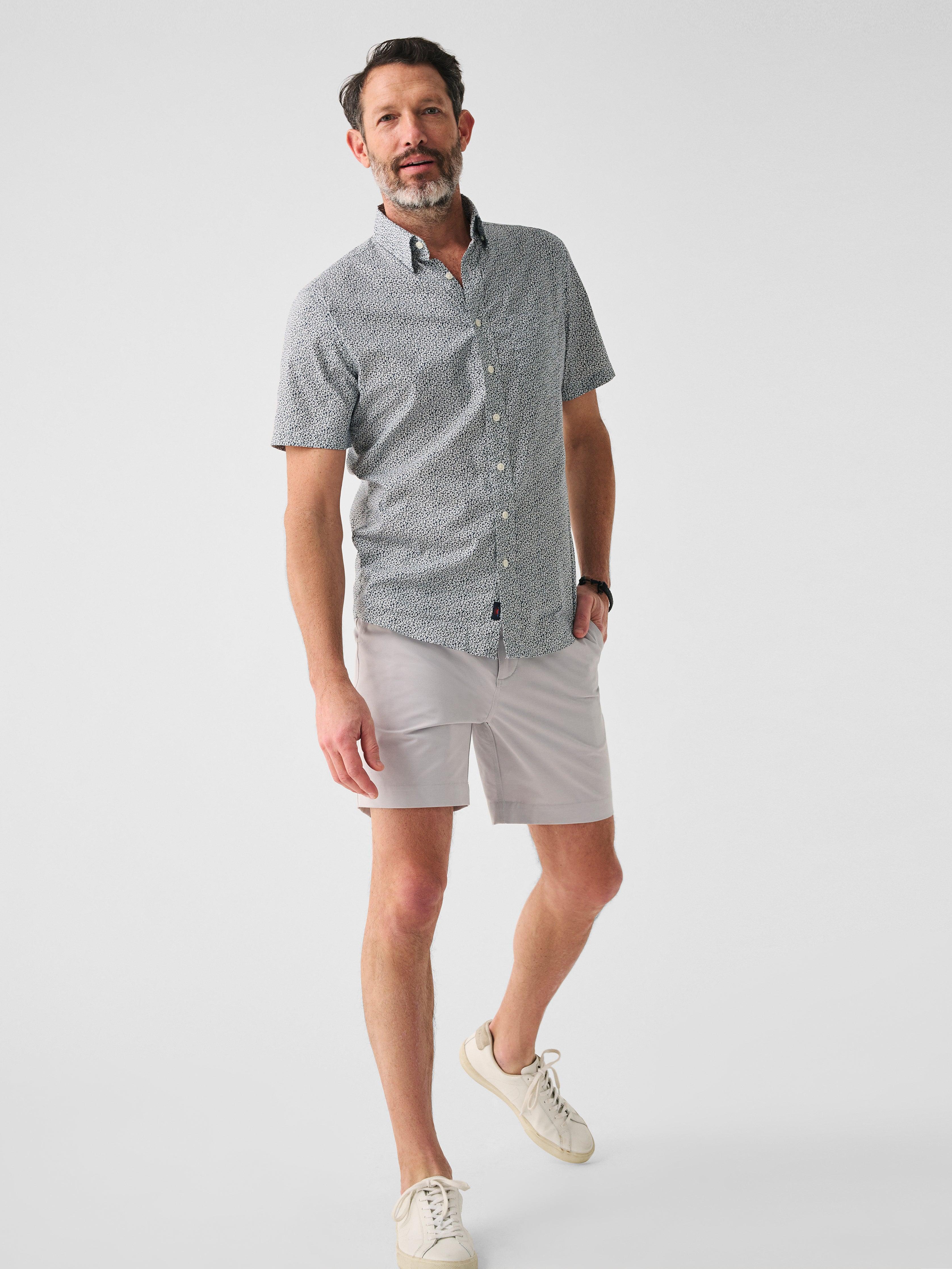 Movement™ Short-Sleeve Shirt - Atlantic Leaf Print Male Product Image