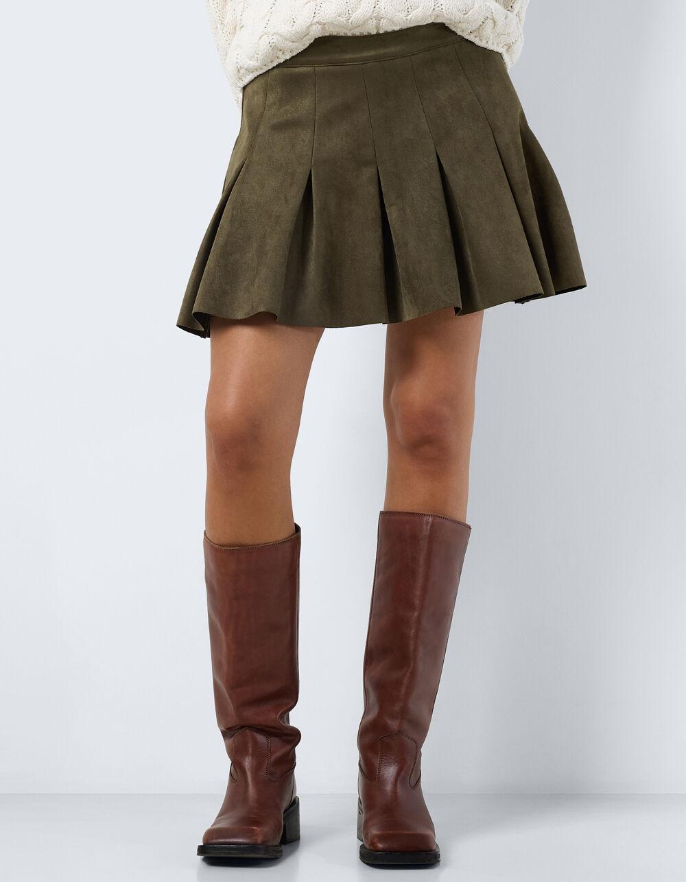 NOISY MAY Ekko Kenja Pleated Mini Skirt Product Image