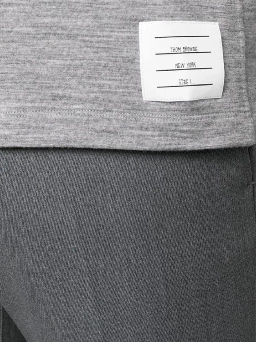 THOM BROWNE T-shirt  Men In Grey Product Image