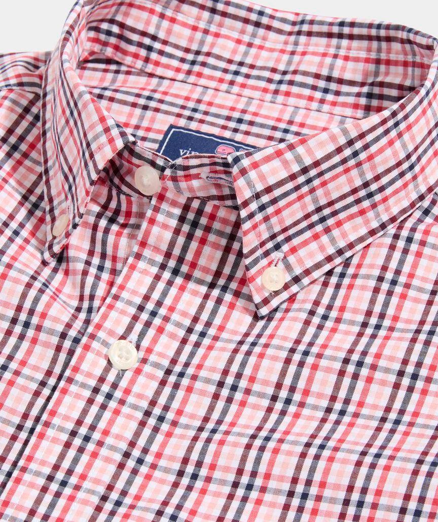 Stretch Poplin Tattersall Shirt Product Image