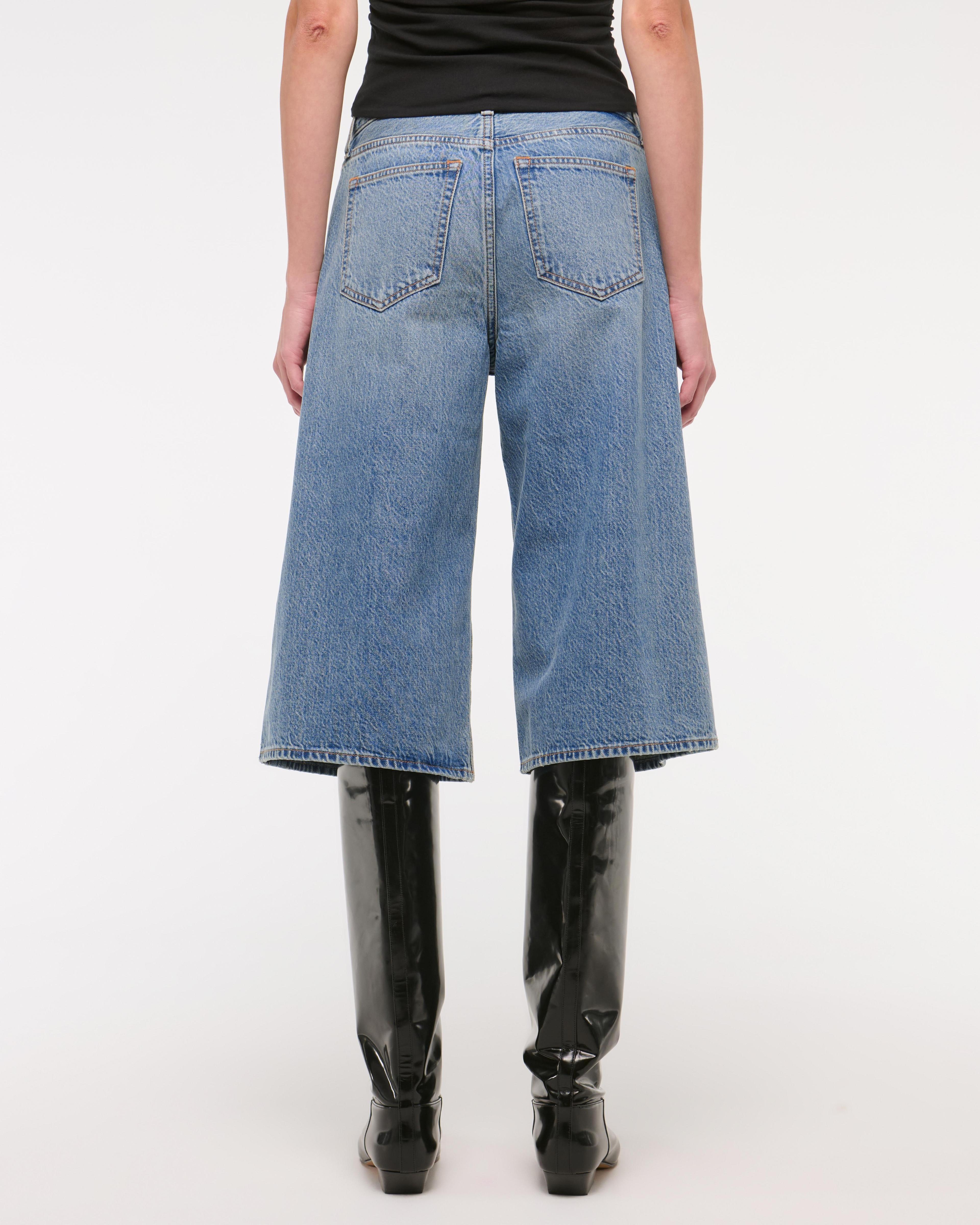 Mid Rise Culotte Jean Product Image