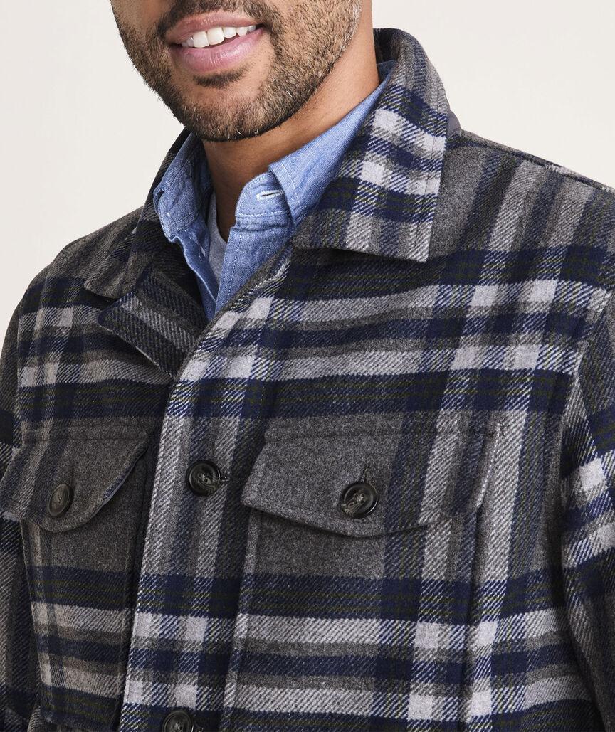 Wool Blend Shirt Jacket Product Image