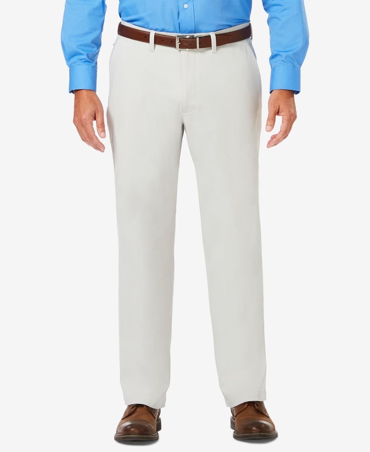 J.m. Haggar Mens Luxury Comfort Classic-Fit Performance Stretch Casual Pants Product Image