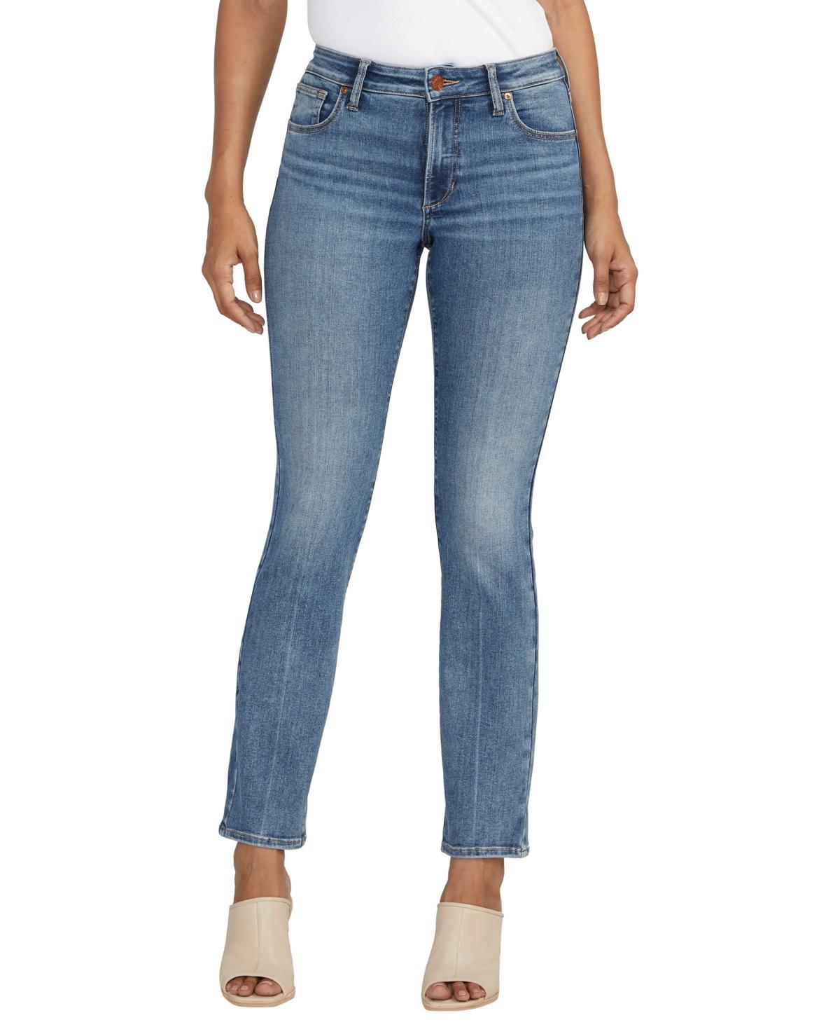 Jag Jeans Forever Stretch Mid Rise Straight Leg (Blue Nile) Women's Jeans Product Image