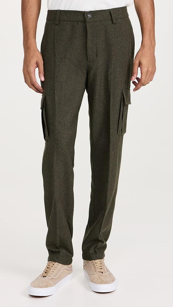 Les Deux Como Regular Fit Wool Cargo Suit Pants | Shopbop Product Image