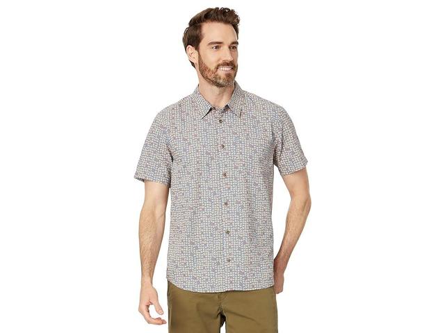 Toad&Co Fletch Short Sleeve Shirt (North Shore Ditsy Print) Men's Clothing Product Image