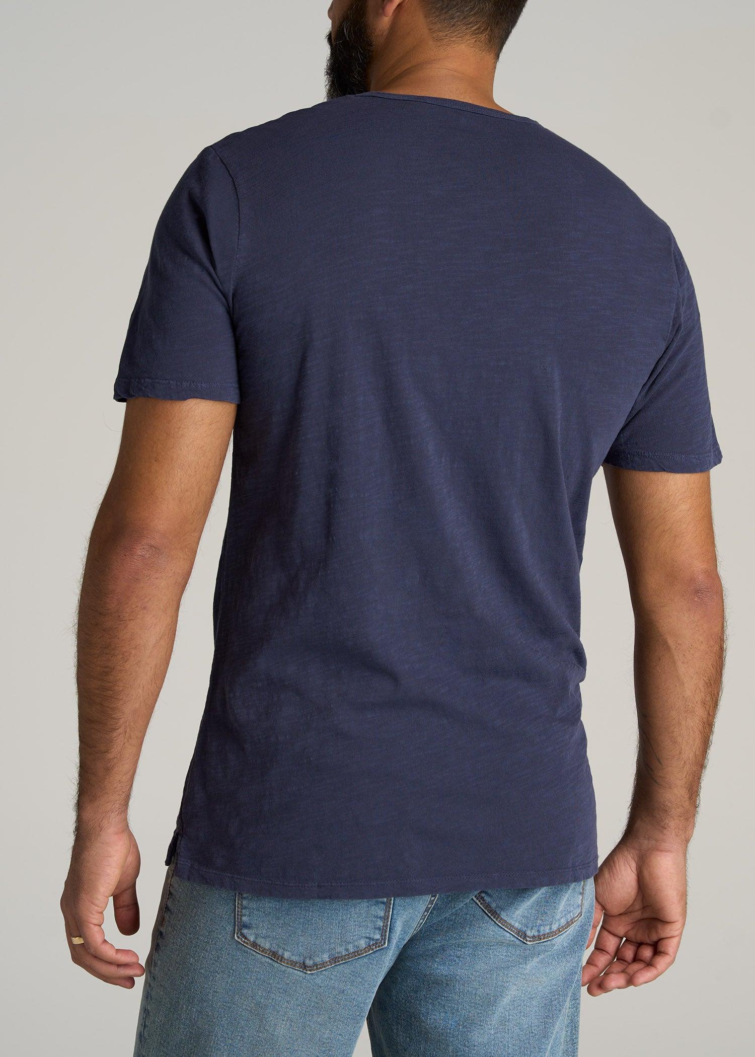 REGULAR-FIT Slub Tee in Navy - Tall Men's Shirts Male Product Image