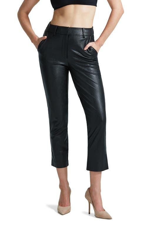 Commando Tapered Faux Leather Crop Pants Product Image