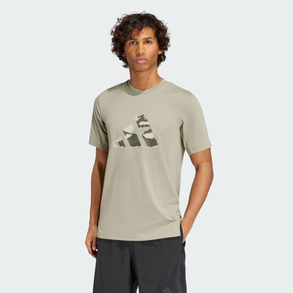 Train Essentials Camo Graphic Logo Tee Product Image