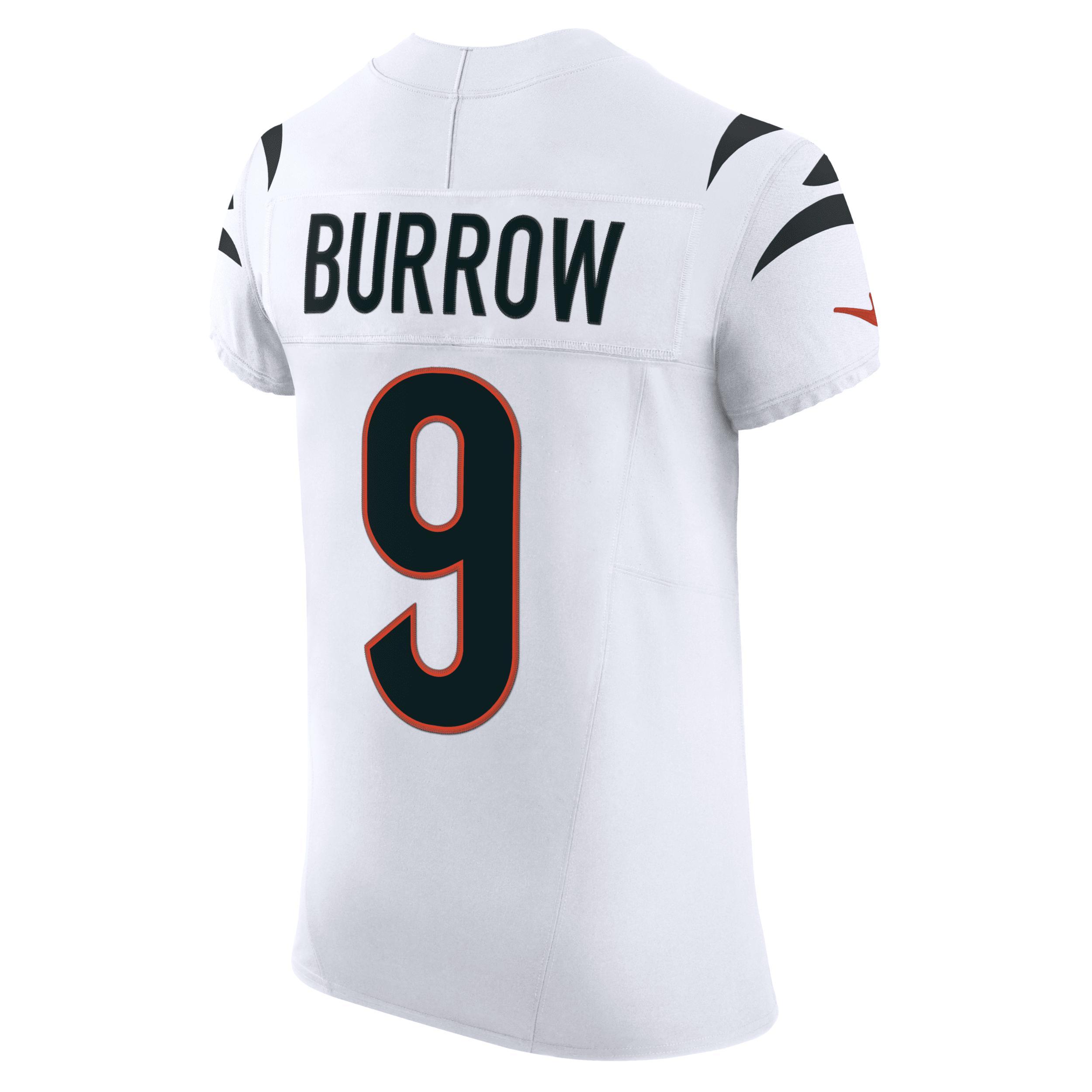 Nike Mens Joe Burrow White Cincinnati Bengals Vapor F.u.s.e. Elite Jersey - White Product Image