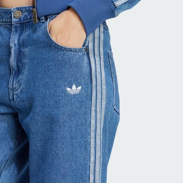 Adicolor Denim 3-Stripes Track Pants Product Image