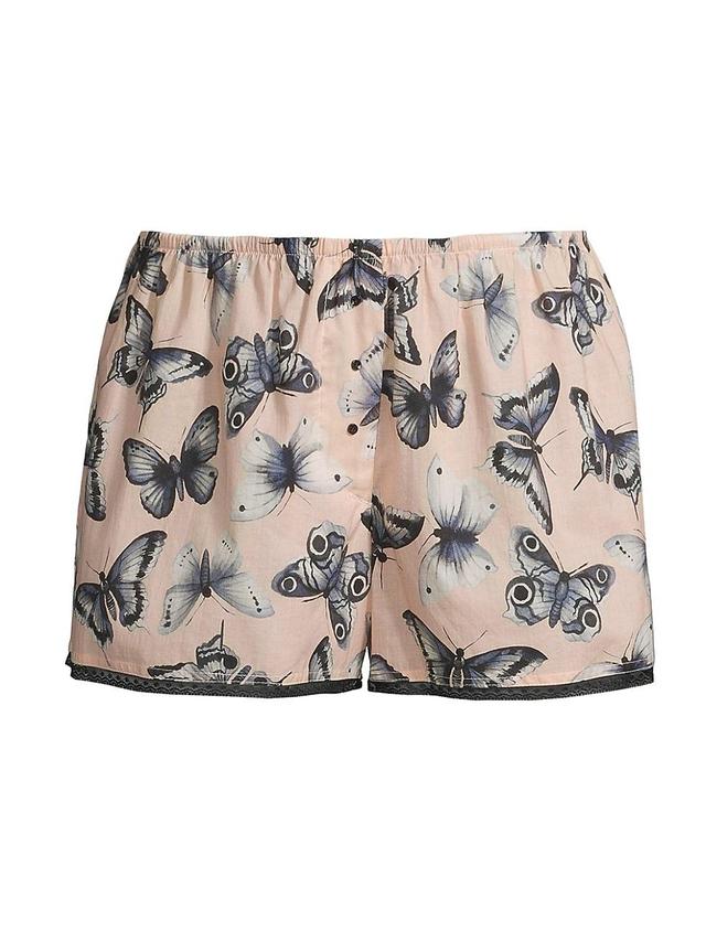 Womens Gigi Cotton Butterfly Shorts Product Image