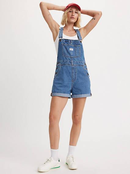 Levis Vintage Womens Shortalls Product Image