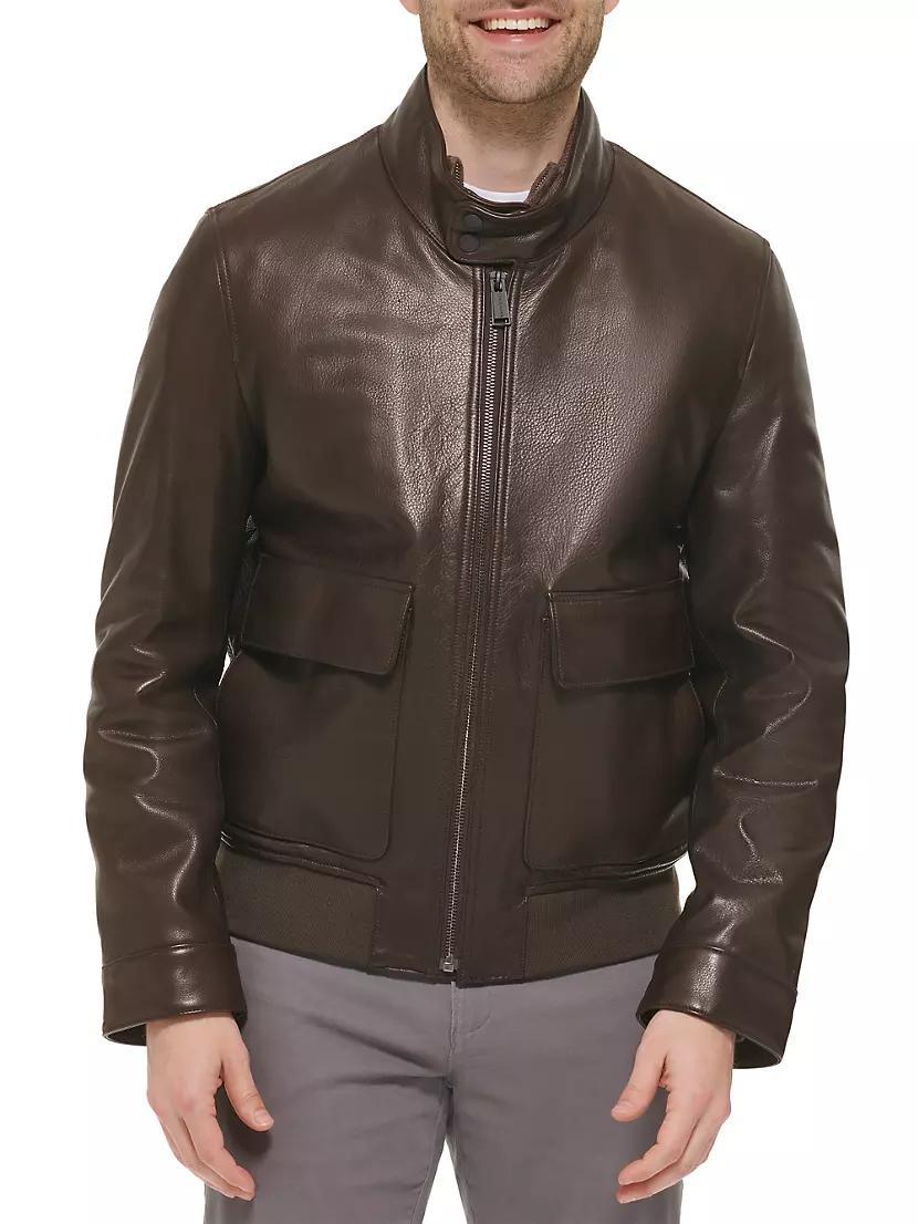 Classic Leather Jacket Product Image