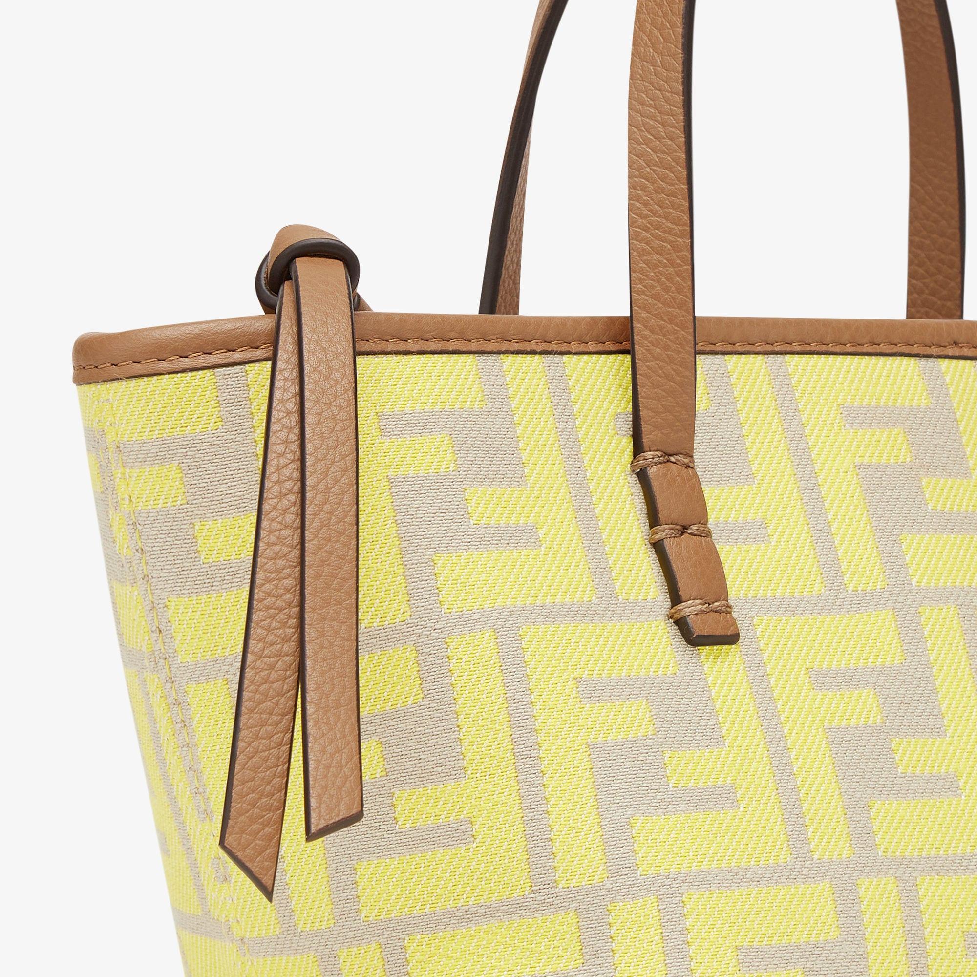 Roll MiniYellow FF jacquard mini bag Product Image