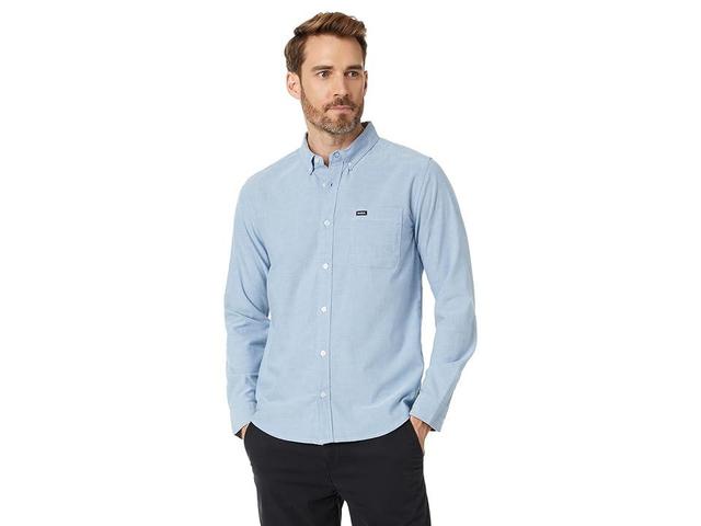 RVCA That'll Do Stretch Long Sleeve Woven (Oxford ) Men's Clothing Product Image