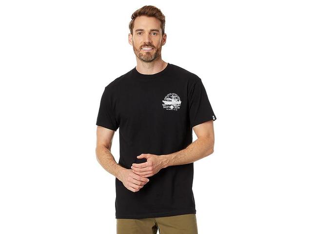 Salty Crew Super Panga Standard Short Sleeve Tee (Black) Men's Clothing Product Image