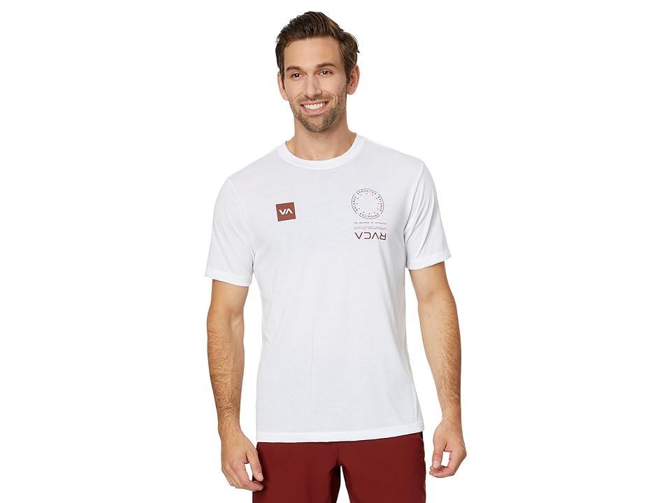 RVCA Va Mark Ss Red) Men's Clothing Product Image