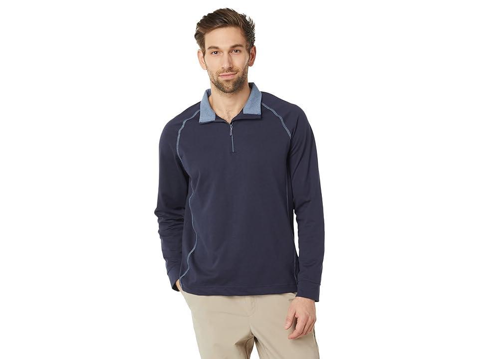 Johnston & Murphy XC4 Quarter Zip Piqu Performance Golf Pullover Product Image