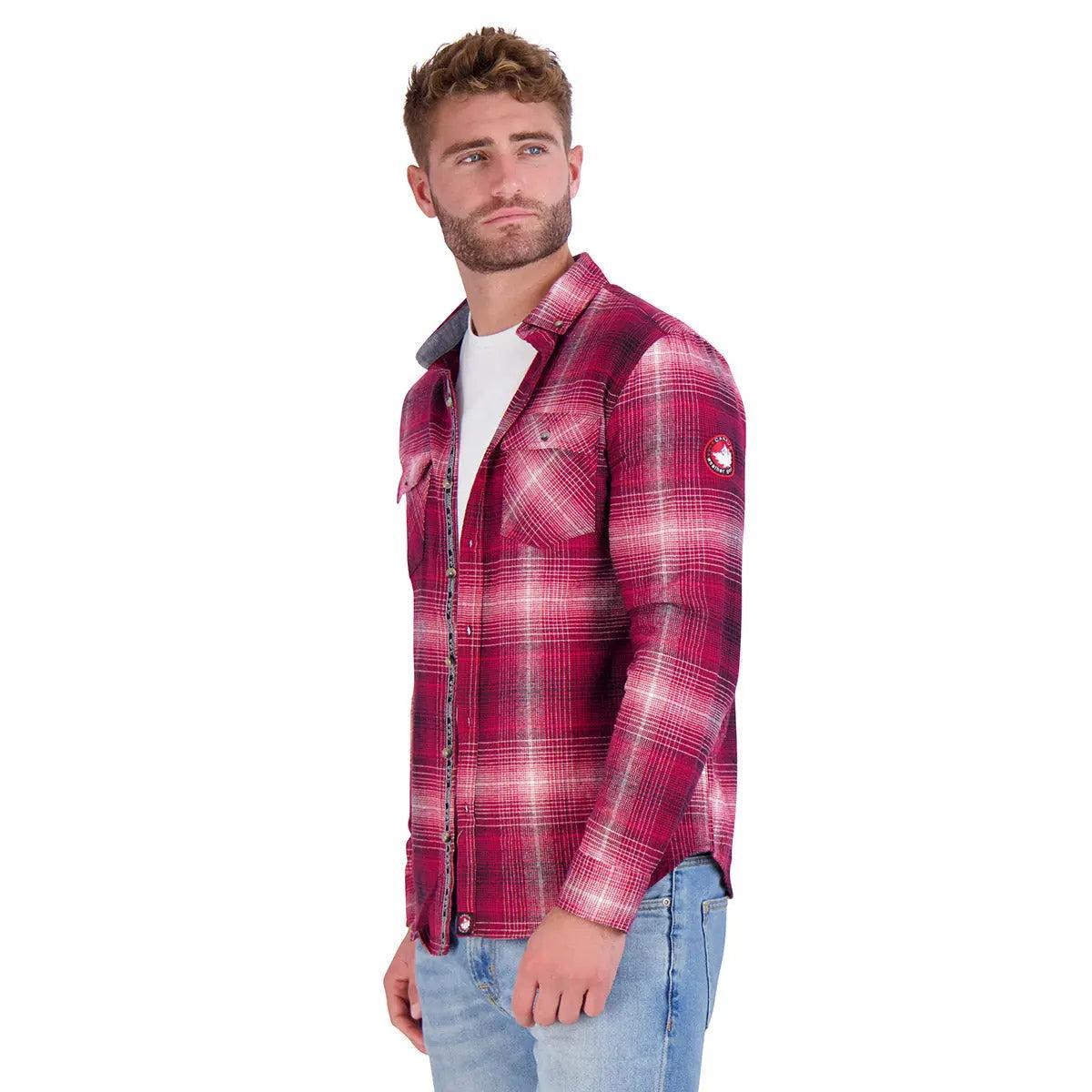 Canada Weather Gear Men's Flannel With Chambray Lined Collar Product Image