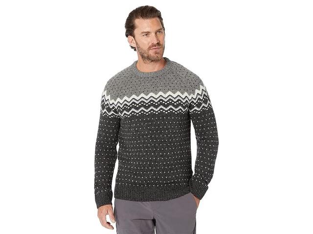 Fjallraven Ovik Knit Sweater (Dark Grey/Grey) Men's Sweater Product Image