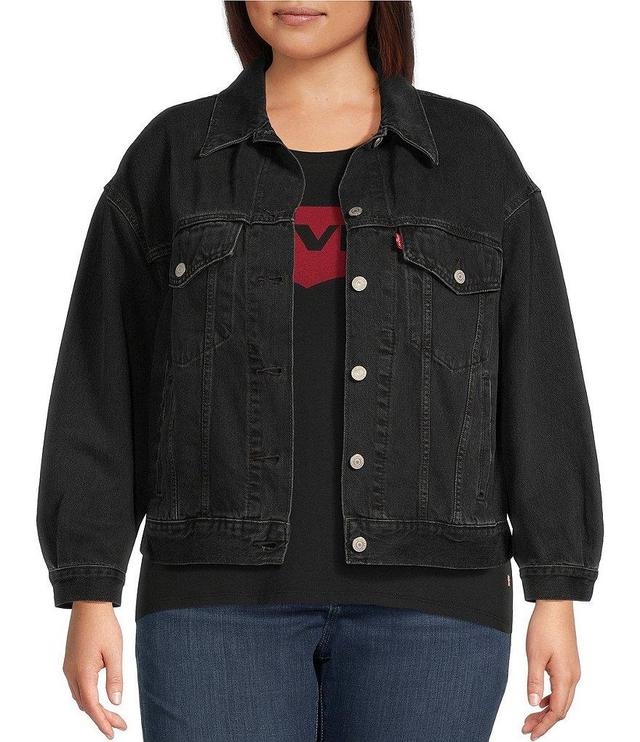 Levi's® Plus Size 90's Denim Trucker Jacket Product Image