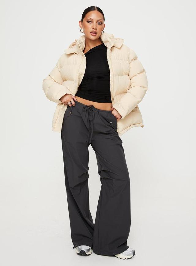 Dream Puff Technical Puffer Jacket Beige Product Image