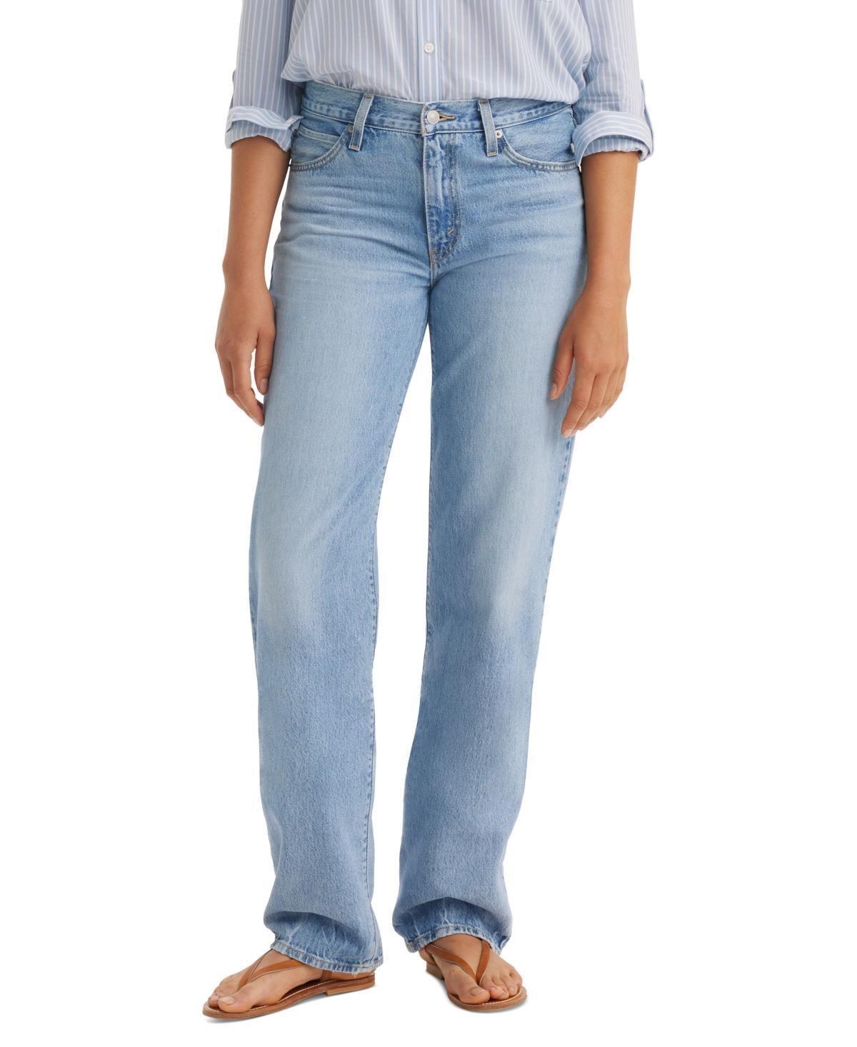 Levis Womens Mid Rise Cotton 94 Baggy Jeans Product Image