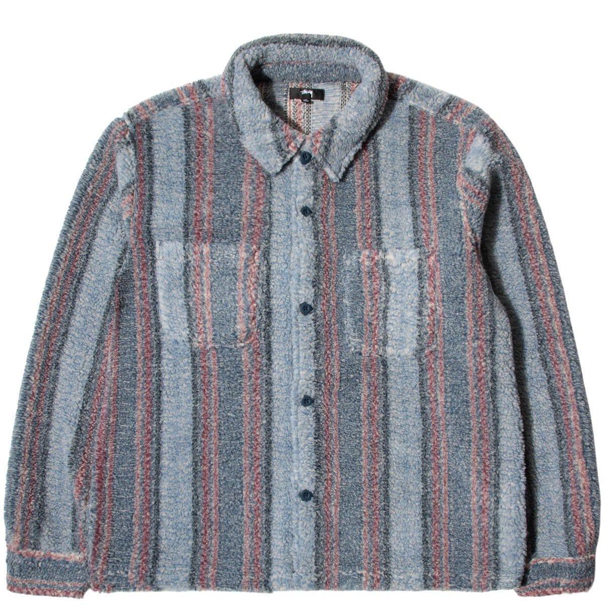 STRIPE SHERPA SHIRT Male Product Image