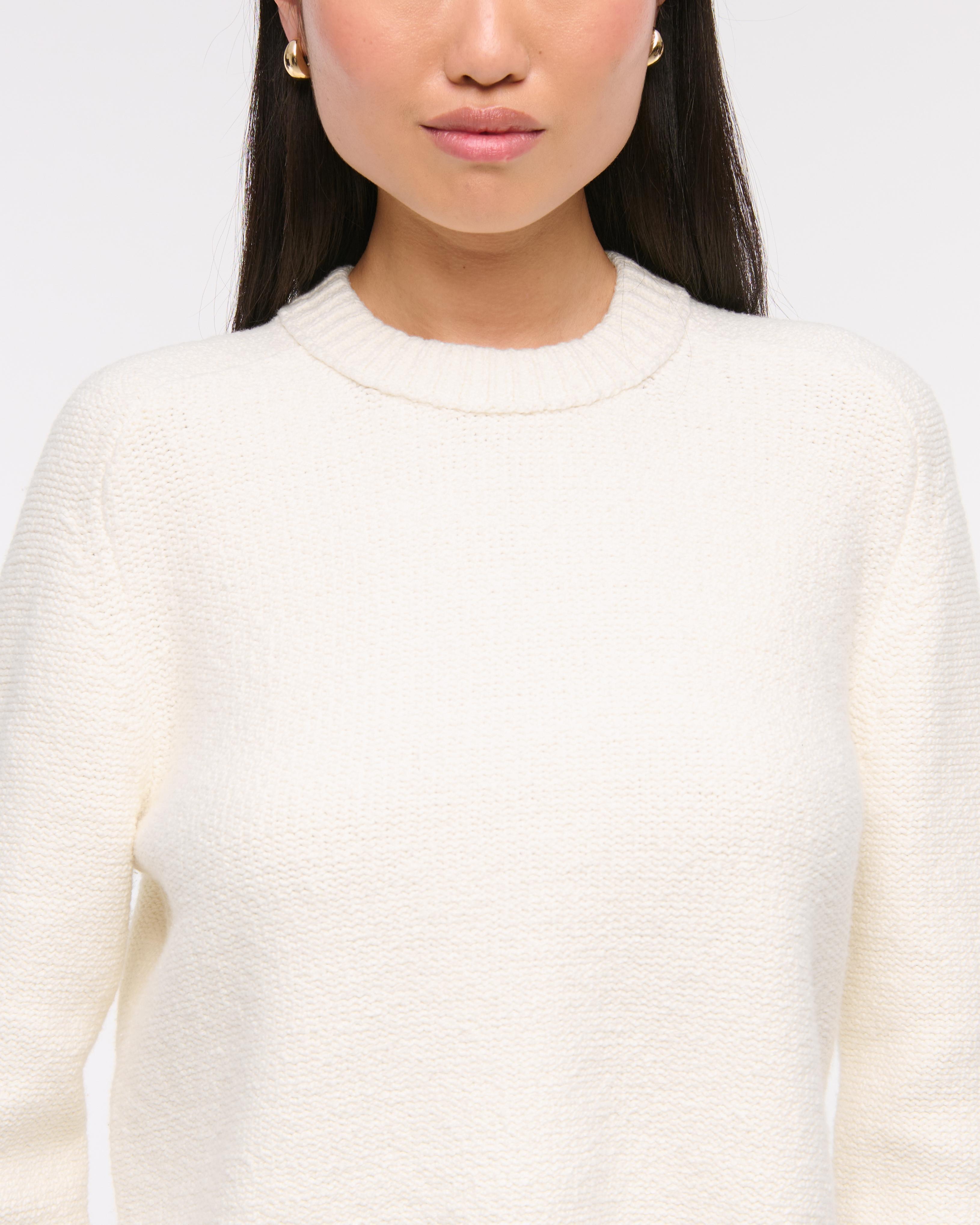 The A&F Madeline Textural Crew Sweater Product Image