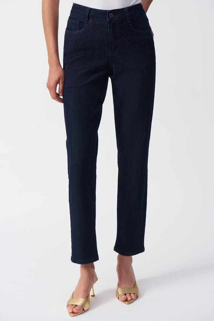 Gia Classic Slim Fit Stretch- Dark Denim Blue Product Image