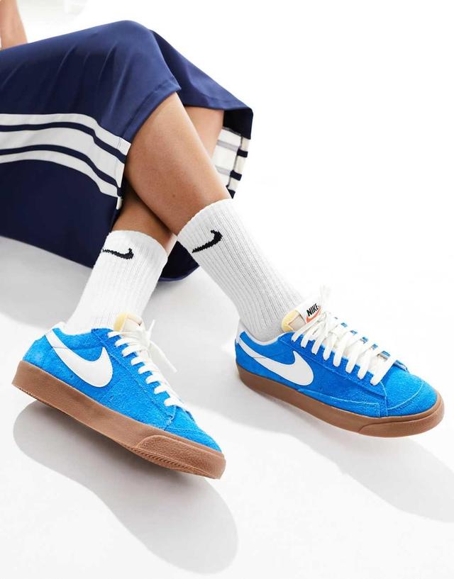 Nike Blazer Low Vintage sneakers in photo blue Product Image