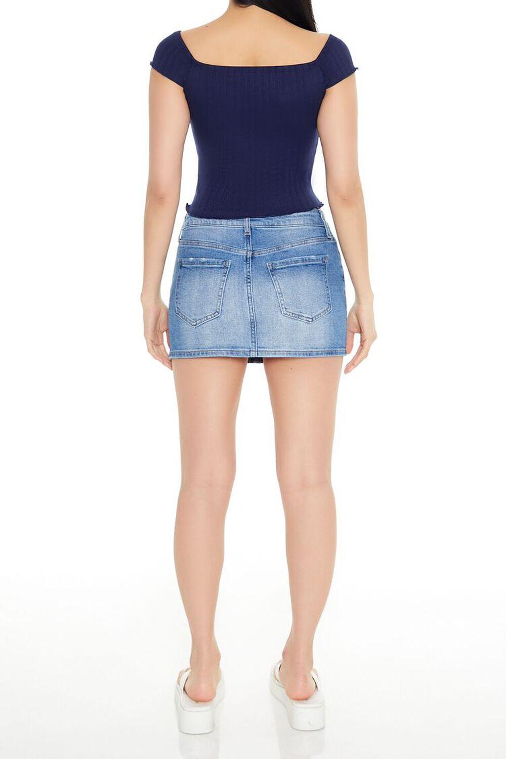 Utility Denim Straight Mini Skirt | Forever 21 Product Image