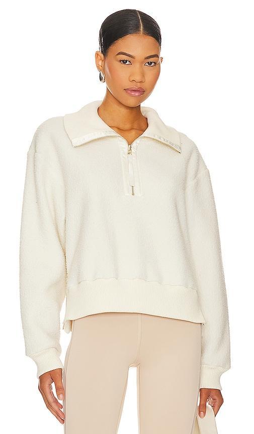 Varley Roselle Recycled Polyester Fleece Half Zip Pullover Product Image