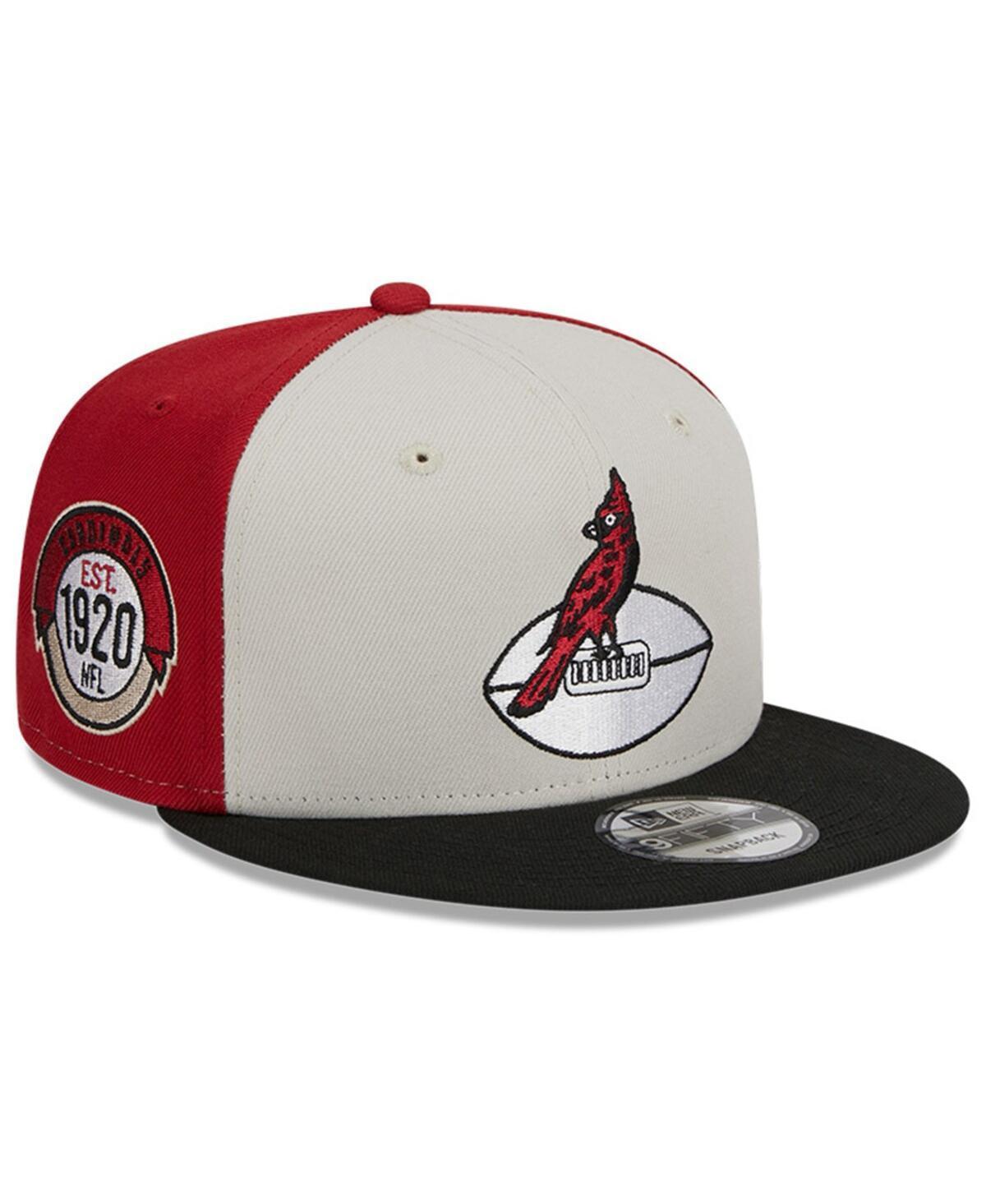 Mens New Era Cream/Black Arizona Cardinals 2023 Sideline Historic 9FIFTY Snapback Hat Product Image