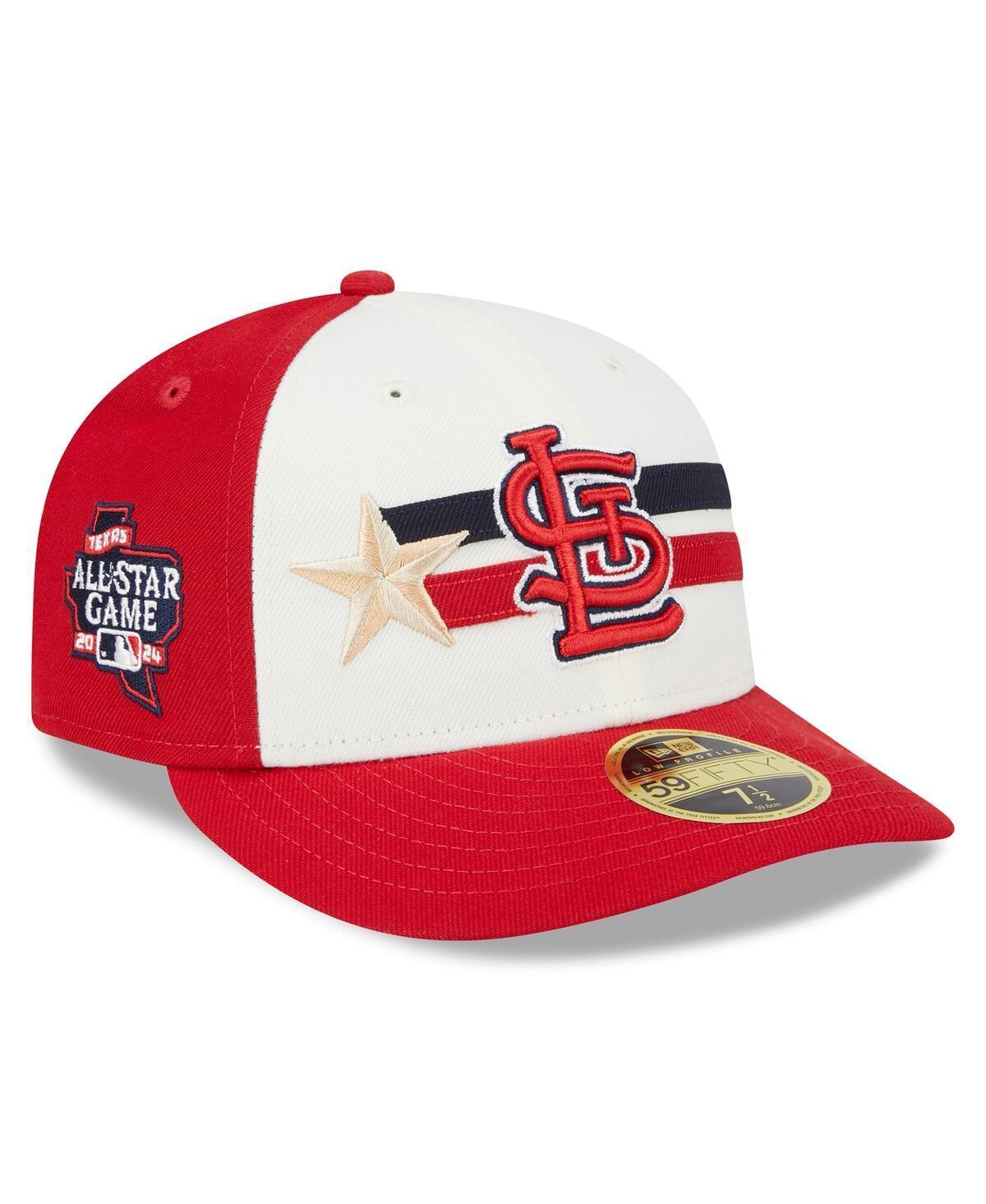 Mens New Era Cream/Red St. Louis Cardinals 2024 MLB All-Star Game Workout Low Profile 59FIFTY Fitted Hat Product Image