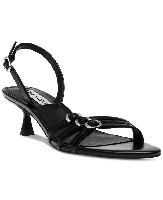 Steve Madden Womens Rapture Strappy Kitten-Heel Sandals Product Image