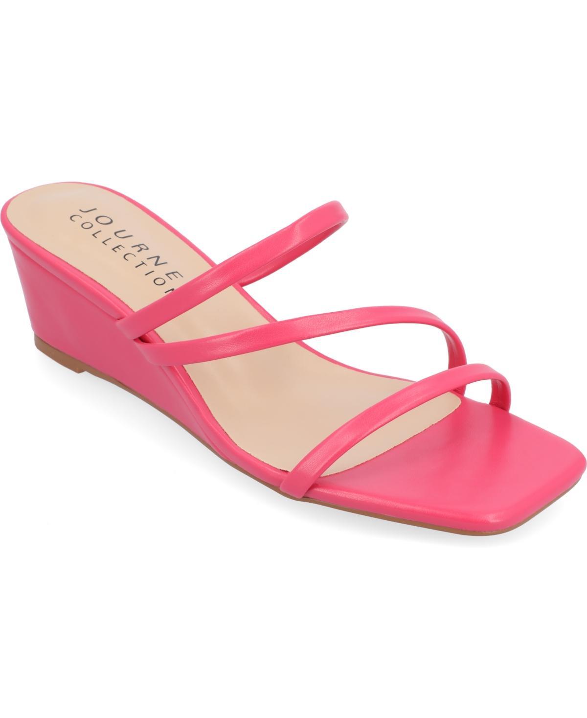 Journee Collection Takarah Womens Wedge Sandals Product Image