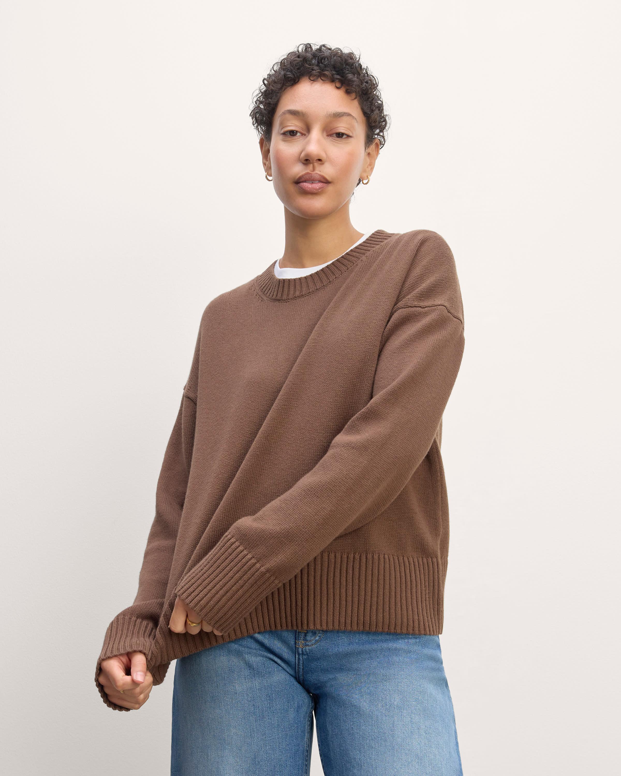 The Boxy Sweater in Everyday Cotton Product Image