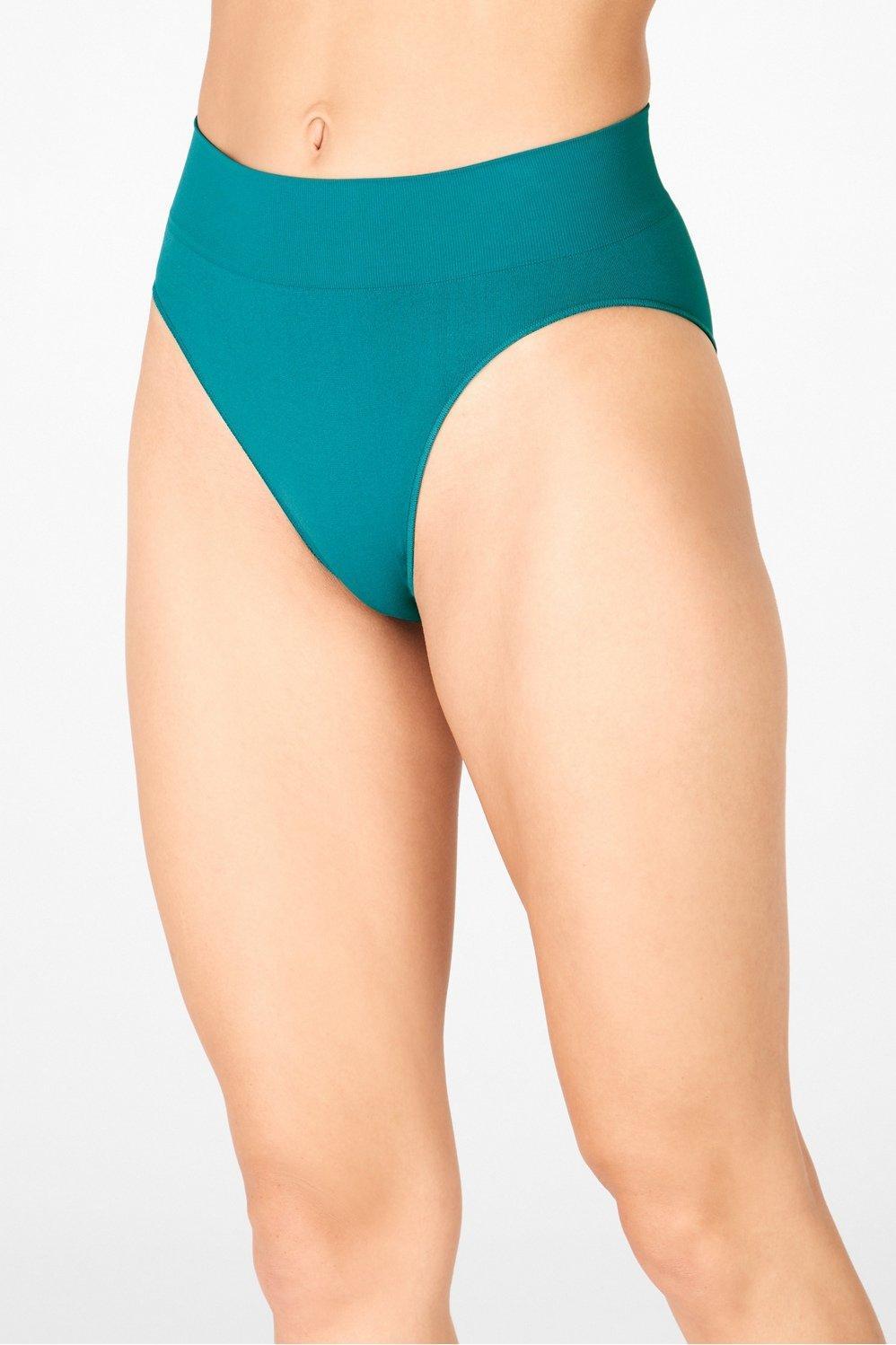 Fabletics The High-Waisted Cheeky Womens blue Size XL Product Image