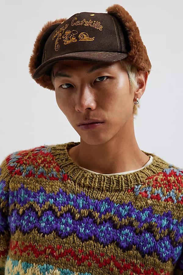 Camp Catskills Faux Fur Trapper Baseball Hat Mens at Urban Outfitters Product Image