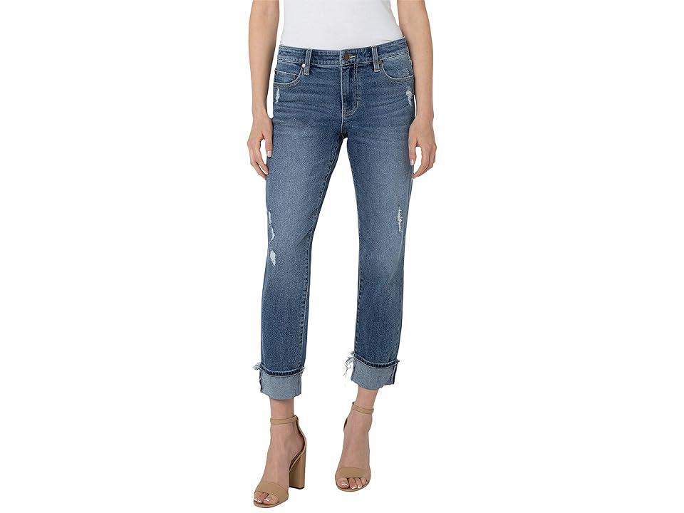 Liverpool Marley Girlfriend Cuffed in Amston (Amston) Women's Jeans Product Image