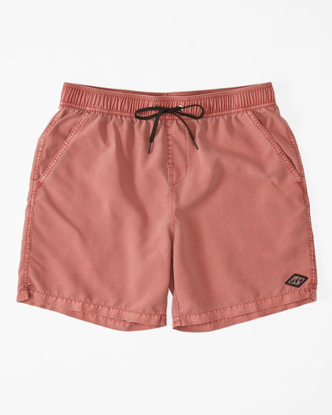 All Day Layback 17" Swim Trunks - Dusty Red Male Product Image