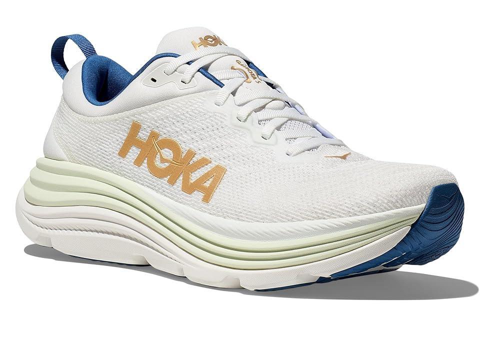 Hoka Men's Gaviota 5 (Frost/Gold) Men's Running Shoes Product Image