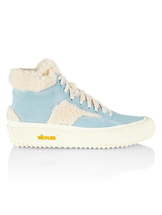 Womens Capo Faux Shearling High-Top Sneakers Product Image