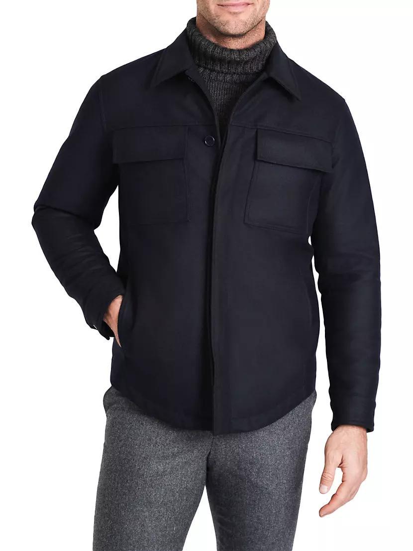 Wool-Blend Down Field Jacket Product Image